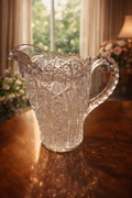 Vintage Cut Crystal Pitcher